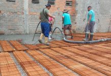 Iniciada concretagem da ampliação do Centro Pastoral Paroquial de Maracajá