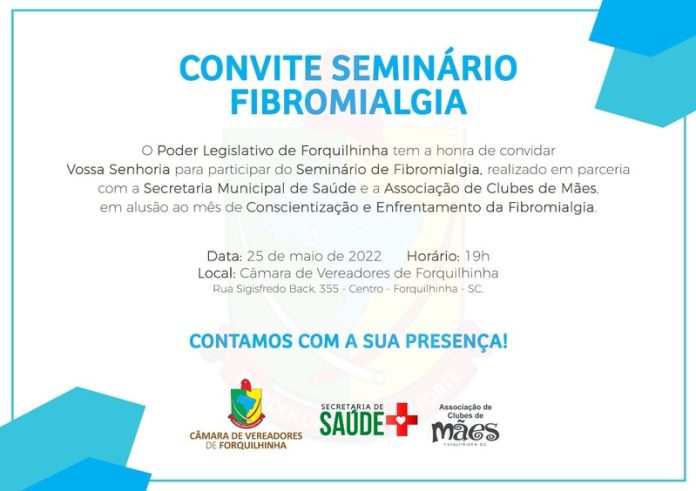 Convite Seminário de Fibromialgia