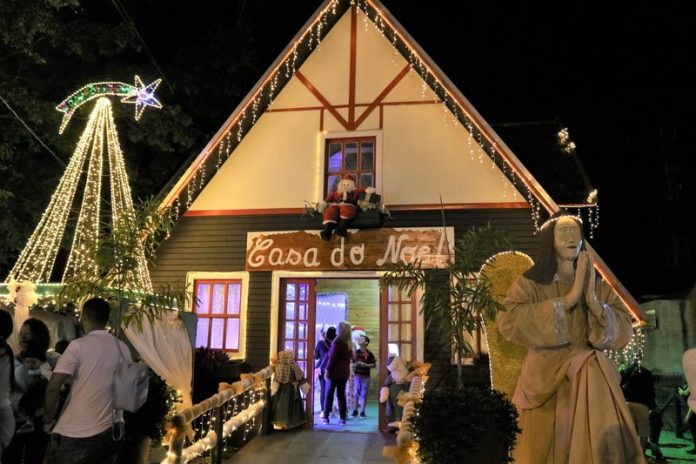 Casa do Noel na Vila Natalina em 2022_Foto Thiago Silva