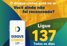 Prefeitura pede que pessoas não recenseadas pelo IBGE liguem para o 137 e ajudem São Ludgero a não perder R$ 3,5 milhões por ano