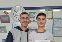 Aluno da rede municipal de ensino de Cocal do Sul é classificado para a etapa internacional da OBA