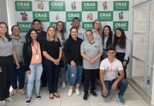 Profissionais de Pedras Grandes fazem visita técnica ao Cras de São Ludgero