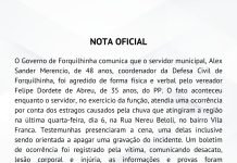 NOTA OFICIAL