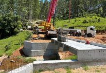 Kit de transposição de ponte é colocado em Gravatal
