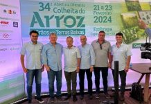 SindArroz-SC prestigia 34º Abertura da Colheita do Arroz do RS