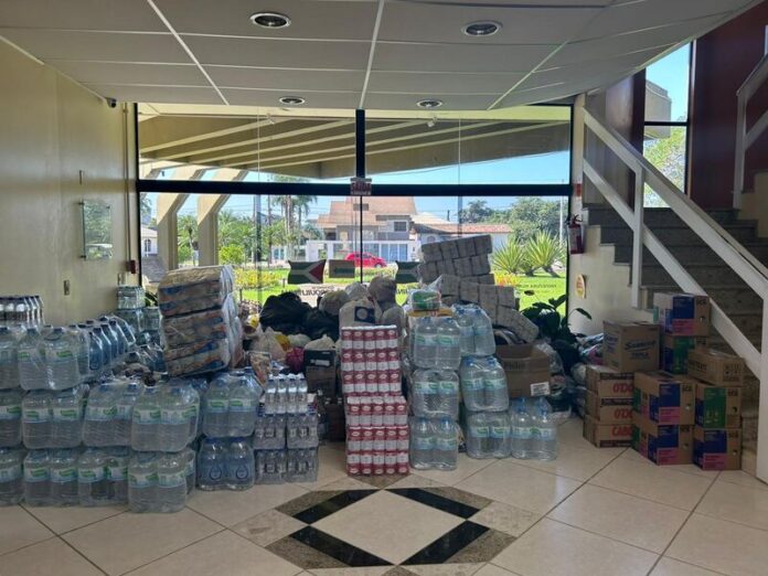 Governo de Forquilhinha está arrecadando donativos para atingidos pela chuva no Rio Grande do Sul (1)
