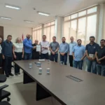 Assinatura da Ordem de Serviço – Foto Daiana Carvalho