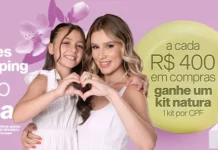 Cuidado todo dia: promoção de Dia das Mães do Farol Shopping presenteia clientes com kit Natura