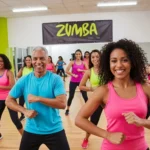 Imagem ilustração aulas de Zumba