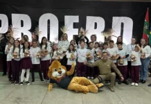 Proerd realiza a formatura de 250 crianças em Urussanga