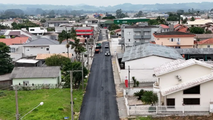 Morro da Fumaça - pavimentação - 2025