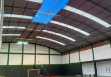Ginásio Gílio Búrigo passa por revitalização após mais de uma década