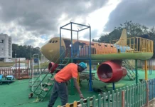 Parques de Cocal do Sul recebem revitalização para oferecer mais segurança e lazer