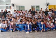 SCFV do CRAS realiza apresentação especial de capoeira nas escolas Giacomo Bez Fontana e João Sartor