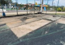 Campo Society do Complexo Esportivo Irineu Bornhausen recebe nova grama sintética e sistema de drenagem