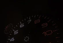 Um céu programado: o show de drones que virou assinatura tecnológica em Santa Catarina