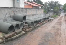 Obra de drenagem em bairro de Cocal do Sul recebe investimento de cerca de R$ 1,6 milhão