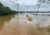 Morro da Fumaça: Interdição da Rodovia Fortunato Salvan devido ao Transbordamento do Rio Urussanga