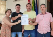 Prefeito Nenem Bradini assina ordem de serviço para reforma, melhorias e ampliação do Núcleo Municipal de Ensino Giácomo Bez Fontana