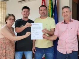 Prefeito Nenem Bradini assina ordem de serviço para reforma, melhorias e ampliação do Núcleo Municipal de Ensino Giácomo Bez Fontana