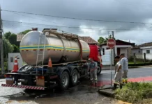 Defesa Civil e Infraestrutura intensificam força-tarefa após chuva histórica e encaminham decreto de emergência em Cocal do Sul