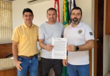 Prefeitura de Treze de Maio assina convênio com os Bombeiros Voluntários de Jaguaruna
