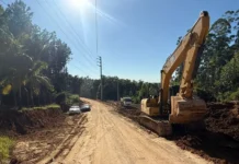 Interior de Cocal do Sul ganha mais dois quilômetros de asfalto