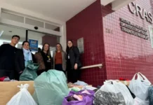 Unibave arrecada e entrega mais de 600 itens de inverno ao CRAS de Orleans