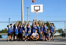 Projeto de basquete reúne 40 crianças e realiza sonho de ex-atleta em Cocal do Sul