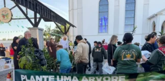Sábado Especial garante seis adoções, distribui 300 mudas e reúne cerca de 60 cães em Cocal do Sul