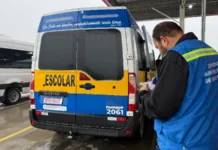 Morro da Fumaça realiza vistoria em veículos do transporte escolar e universitário