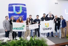 Acadêmica do Unibave integra equipe vencedora do Acafe Challenge 2026