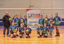 Vôlei feminino Sub-12 de Morro da Fumaça vence primeira etapa da Liga Catarinense