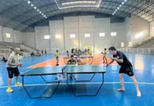 Tênis de mesa reúne 50 atletas em etapa municipal de Cocal do Sul