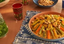 Deliciosa Receita de Cuscuz Marroquino de Legumes e Frango