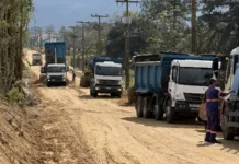 Nova ligação pavimentada entre Estação Cocal e o Centro avança com obras na Rodovia Mansueto Maccari